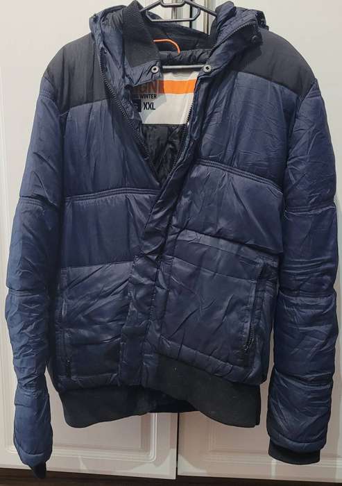 Jules navy puffer jacket