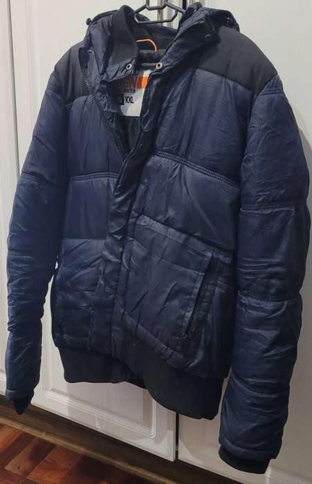 Jules navy puffer jacket