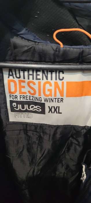 Jules navy puffer jacket