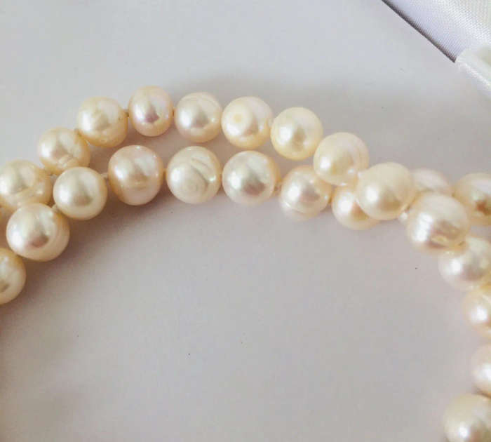Genuine Pearl Double Strand Bracelet - Classic and Elegant