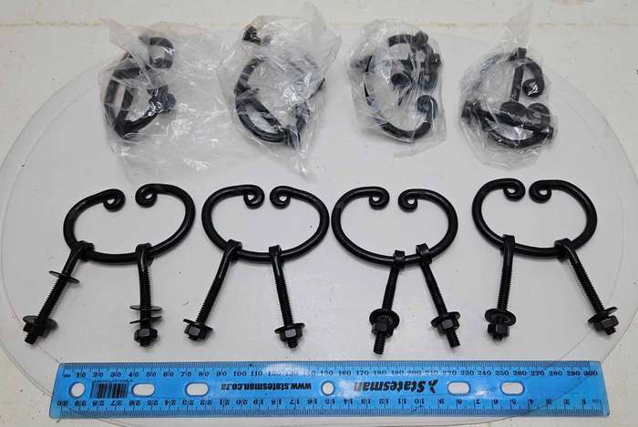 8X Metal Furniture handles