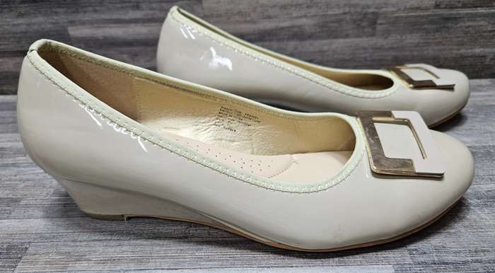 Miladys work pumps with small wedge  heels, size 8, very lightly worn