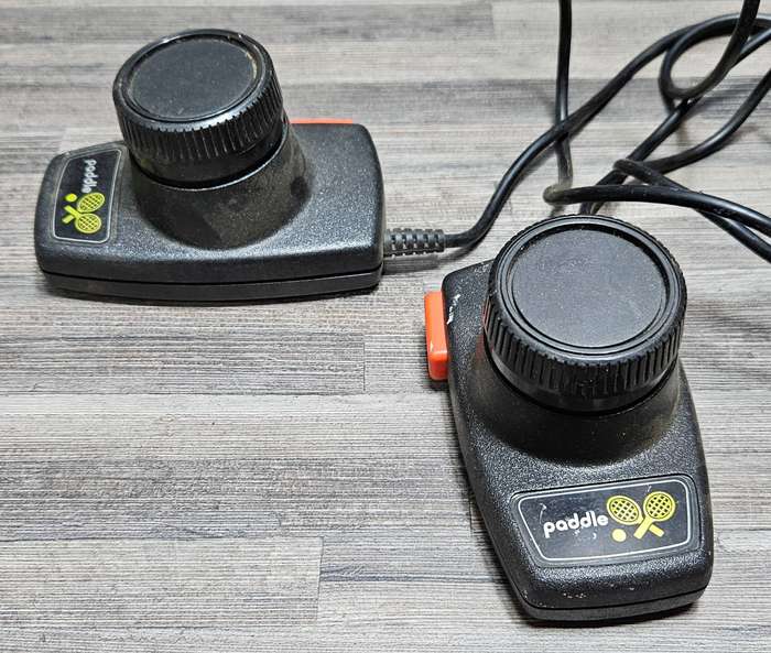 Vintage Atari controllers