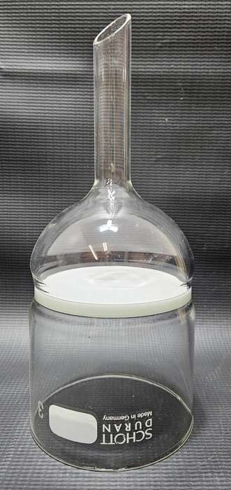 Scott Duran laboratory glass funnel