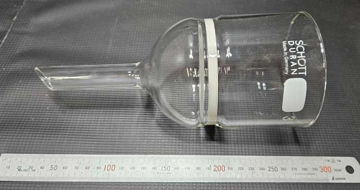 Scott Duran laboratory glass funnel