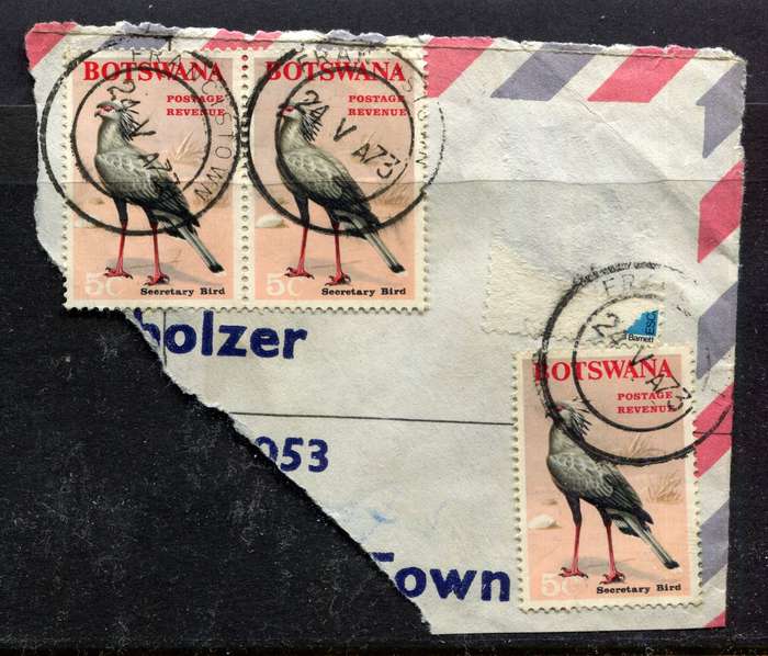 Botswana - Used On Piece