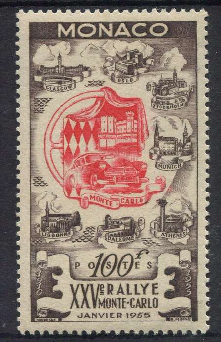 Monaco - 25th Monte Carlo Car Rally - 1955 - MM
