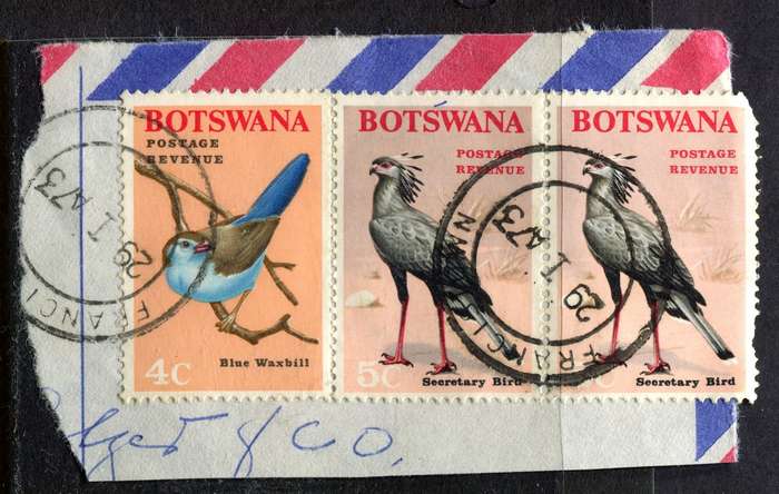 Botswana - Used On Piece