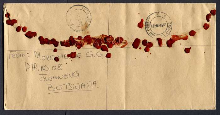 Botswana - "Maxi" Size Registered Cover