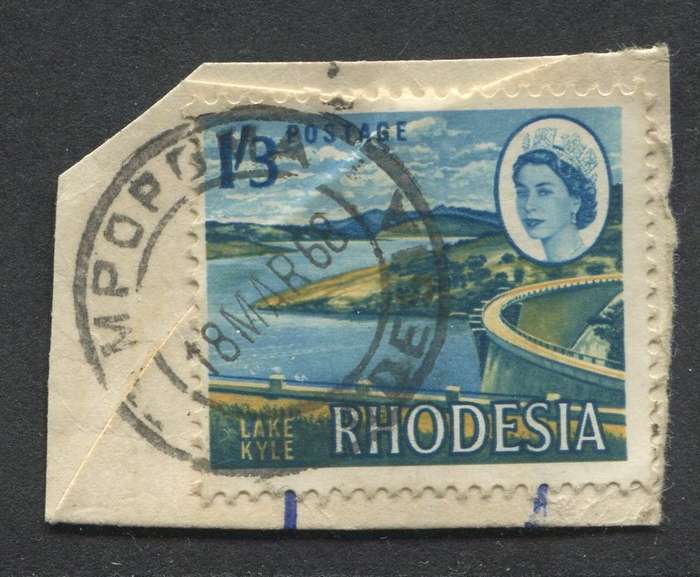 Rhodesia - Used On Piece