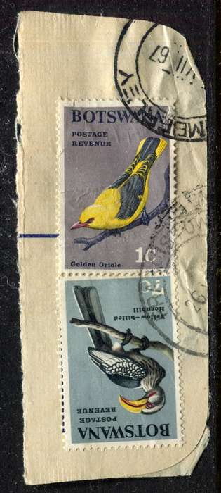Botswana - Used On Piece