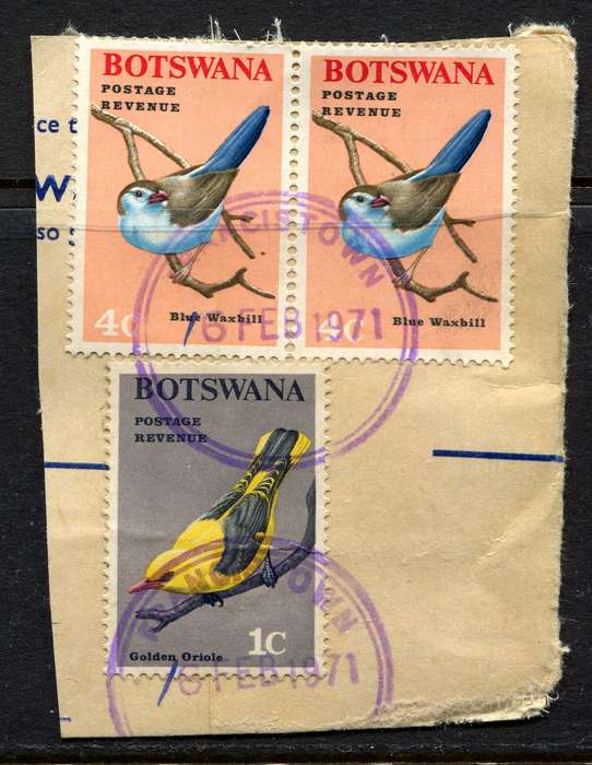 Botswana - Used On Piece
