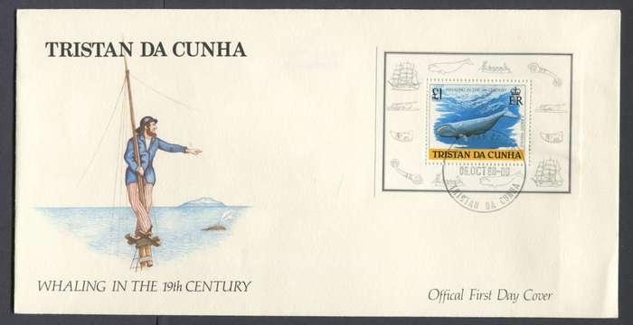 Tristan Da Cunha - Miniature Sheet FDC - 1988