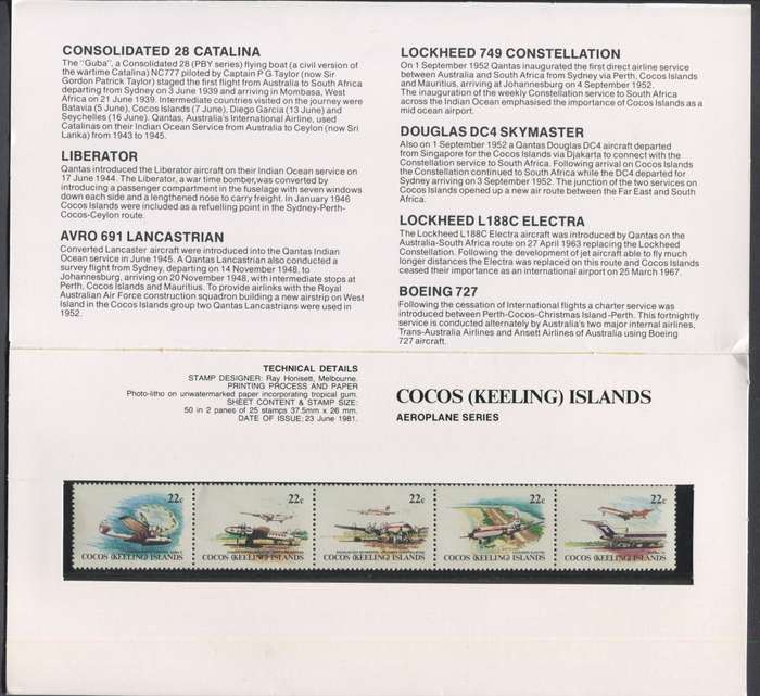 Cocos Islands - Presentation Pack - 1981 - MNH