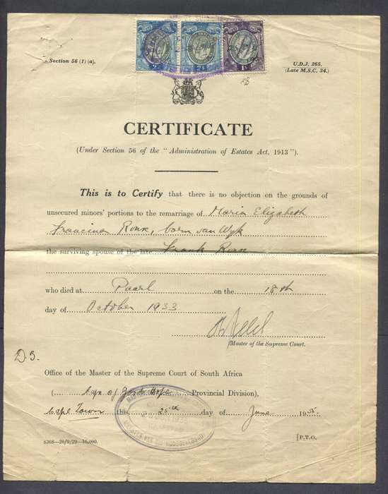 Union of SA - Revenue Document