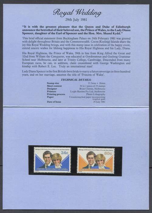 Cocos Islands - Presentation Pack - 1981 - MNH