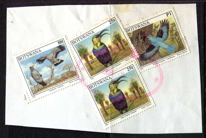 Botswana - Used On Piece