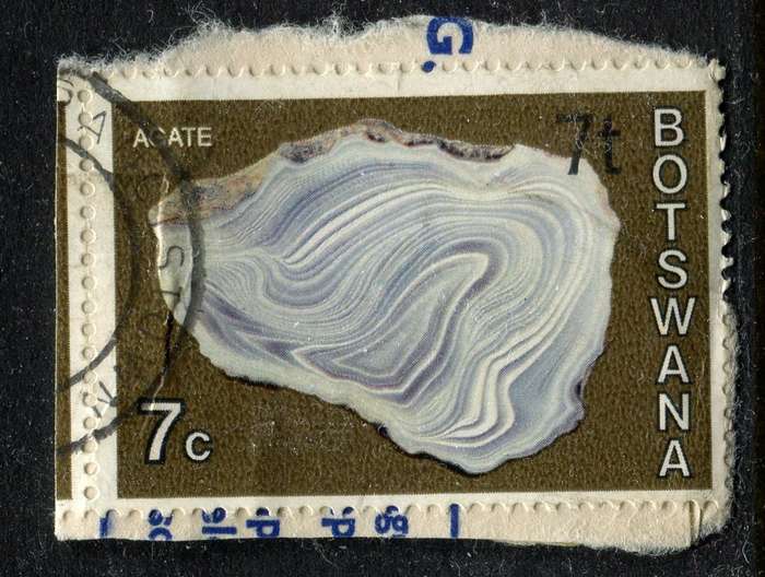 Botswana - Used On Piece