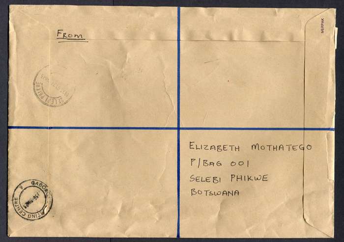Botswana - B5 Size Registered Cover