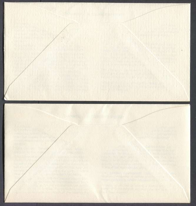 Transkei - 2 x FDC's No 1.2 - 1 x Cover Textured Paper and 1 x Smooth Paper - 1980