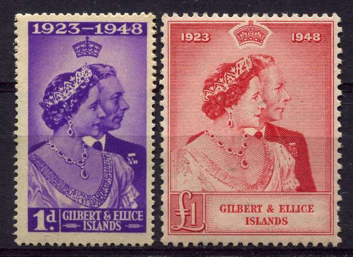 Gilbert and Ellice Islands - Royal Silver Wedding - 1949 - MNH