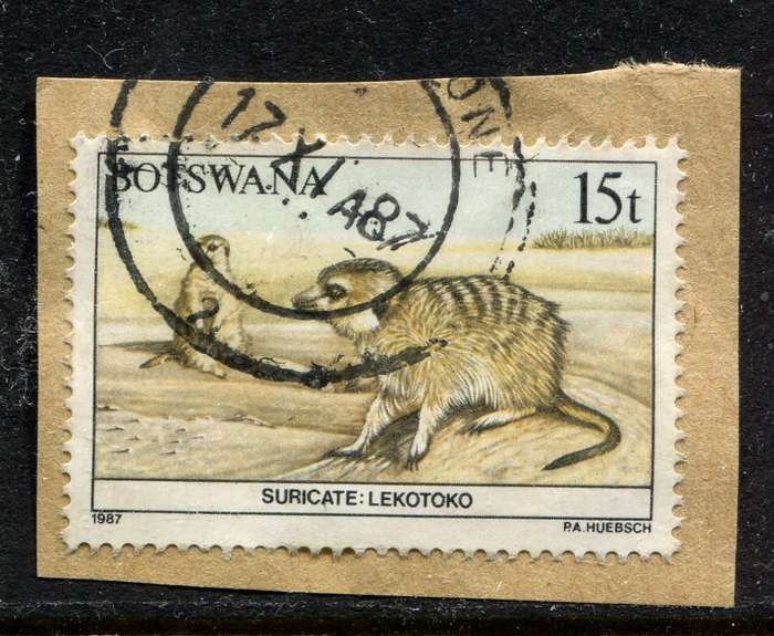 Botswana - Used On Piece