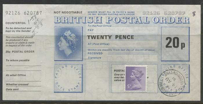 Great Britain - Postal Order