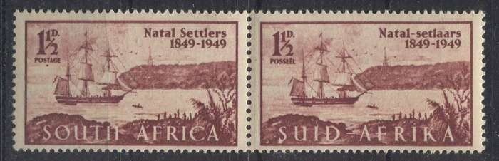 Union of Sa - Dot Under Postage and White Dot At Base of S - 1949 - MNH