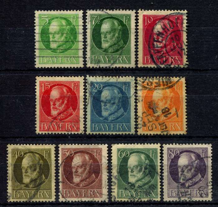 Bavaria - 1914 - Used