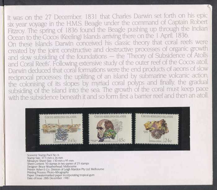 Cocos Islands - Presentation Pack - 1981 - MNH