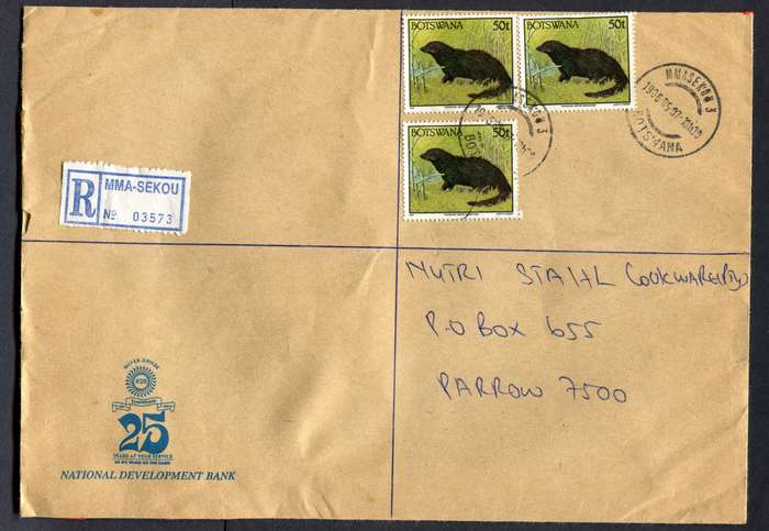 Botswana - B5 Size Registered Cover