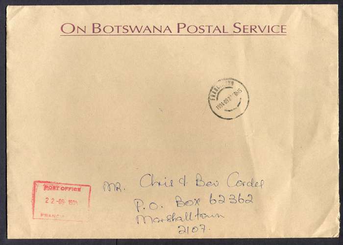 Botswana - B5 Size Cover
