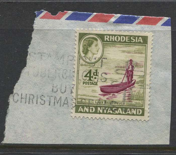 Rhodesia and Nyasaland - Used On Piece