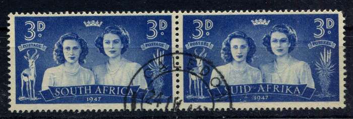 Union of SA - "Black-eyed Princess" - 1947 - Used