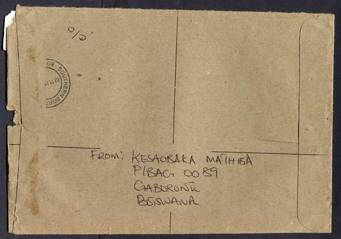 Botswana - B5 Size Registered Cover