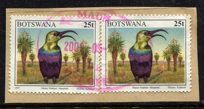 Botswana - Used On Piece