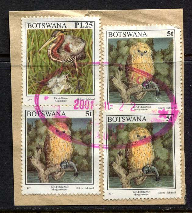 Botswana - Used On Piece