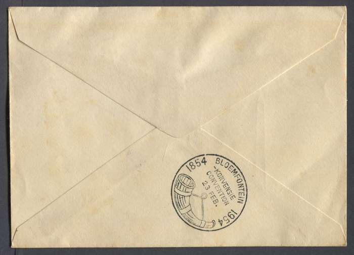 Union of SA - FDC - 1954