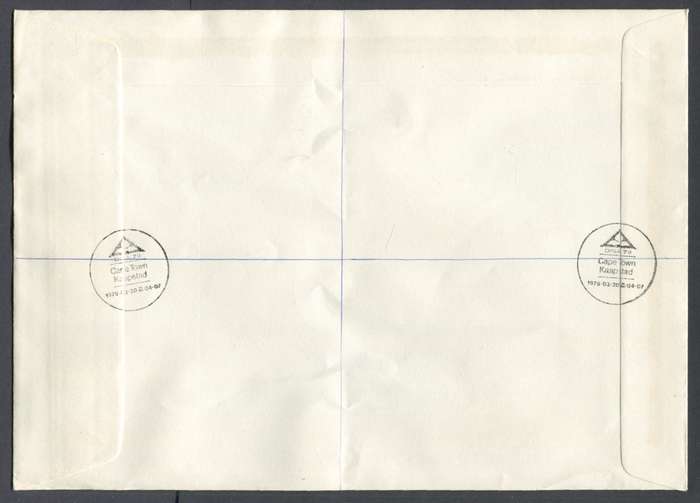 RSA - Registered Cover with Cinderella Miniature Sheet Posted at the Exhibition - Cape Town
