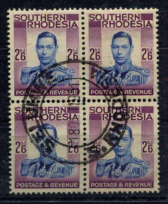Southern Rhodesia - 1937 - Used