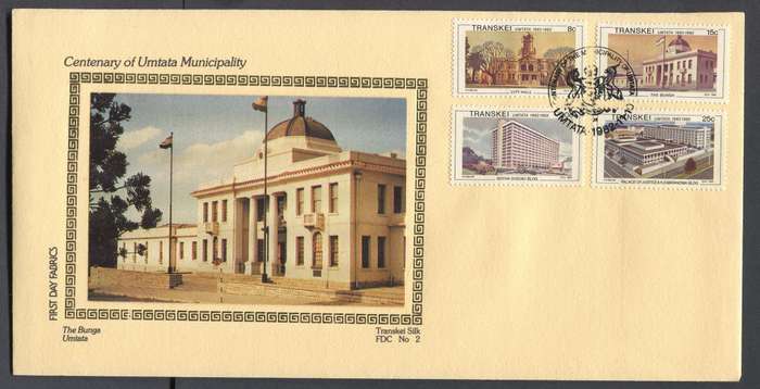 Transkei - "Silk" FDC