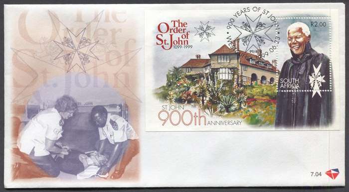 RSA - Miniature Sheet FDC No 7.04 - 1999