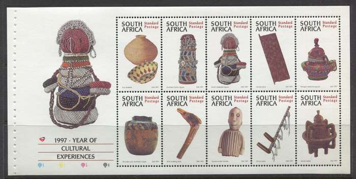 RSA - Booklet Pane of 10 - 1997 - MNH
