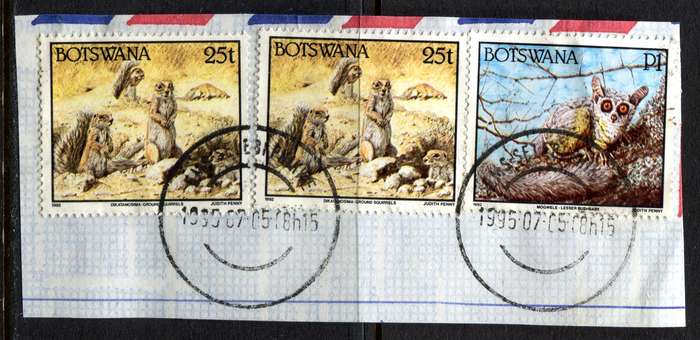Botswana - Used On Piece
