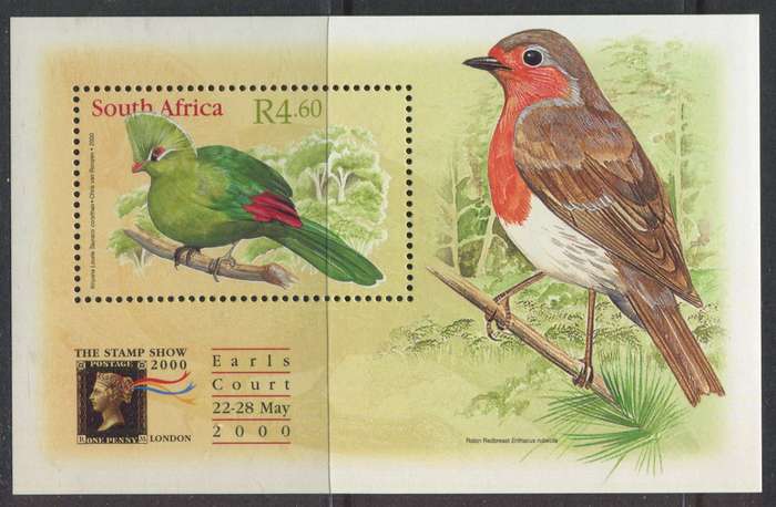 RSA - Miniature Sheet - 2000 - MNH