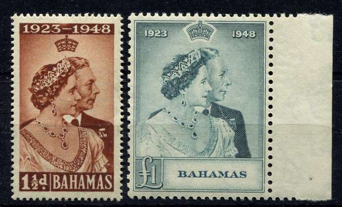 Bahamas - Royal Silver Wedding - 1948 - MNH