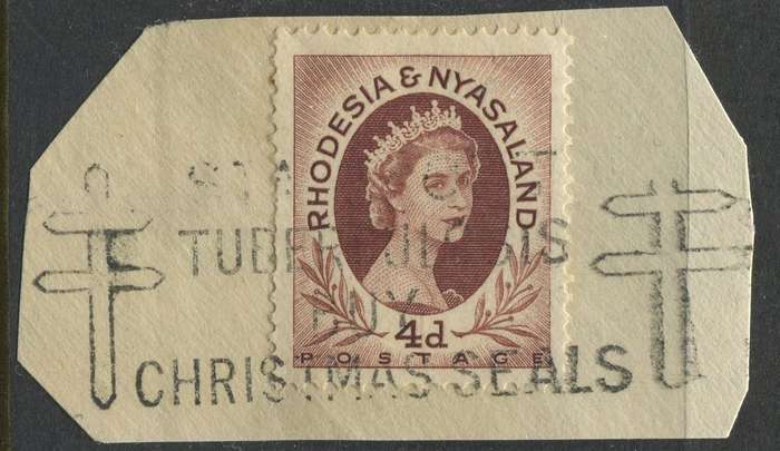 Rhodesia and Nyasaland - Used On Piece