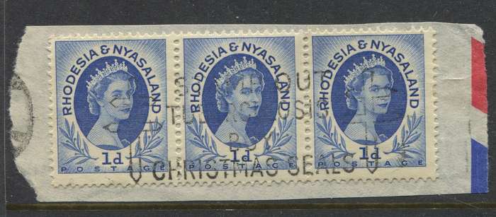 Rhodesia and Nyasaland - Used On Piece