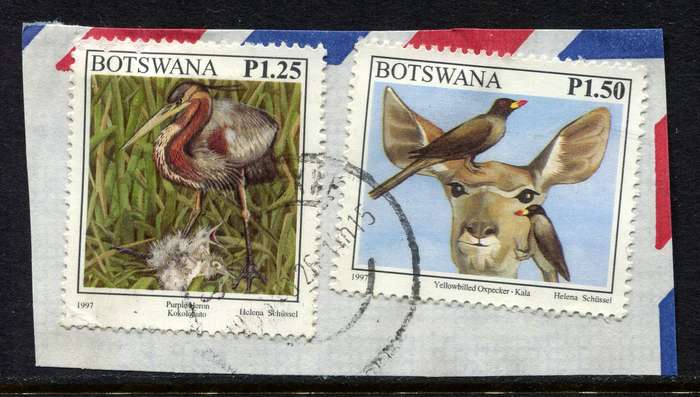 Botswana - Used On Piece