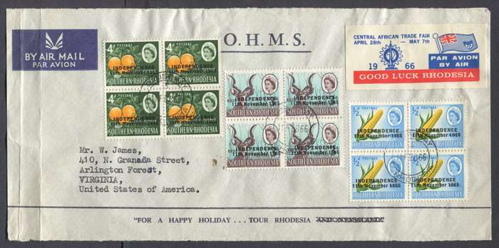 Rhodesia - Front Part ONLY With Additional Cinderella